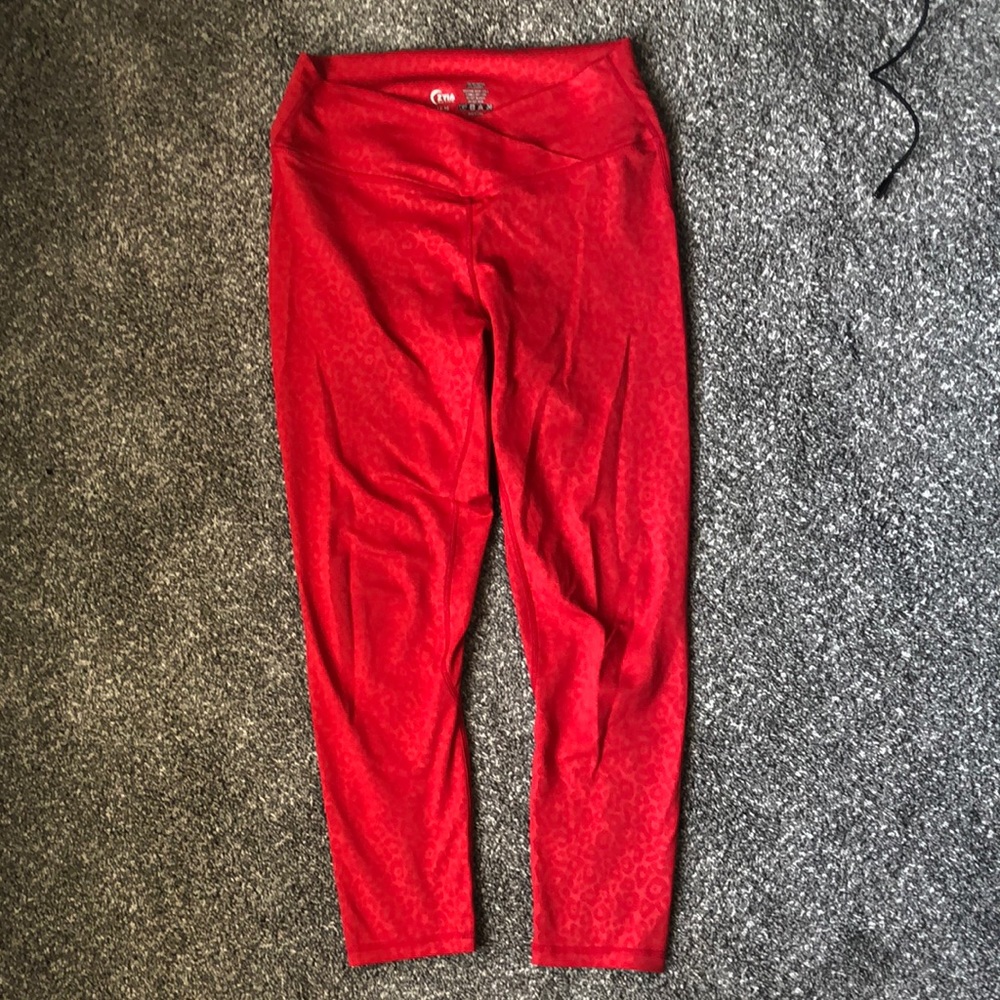 Zyia leopard leggings size 14/16